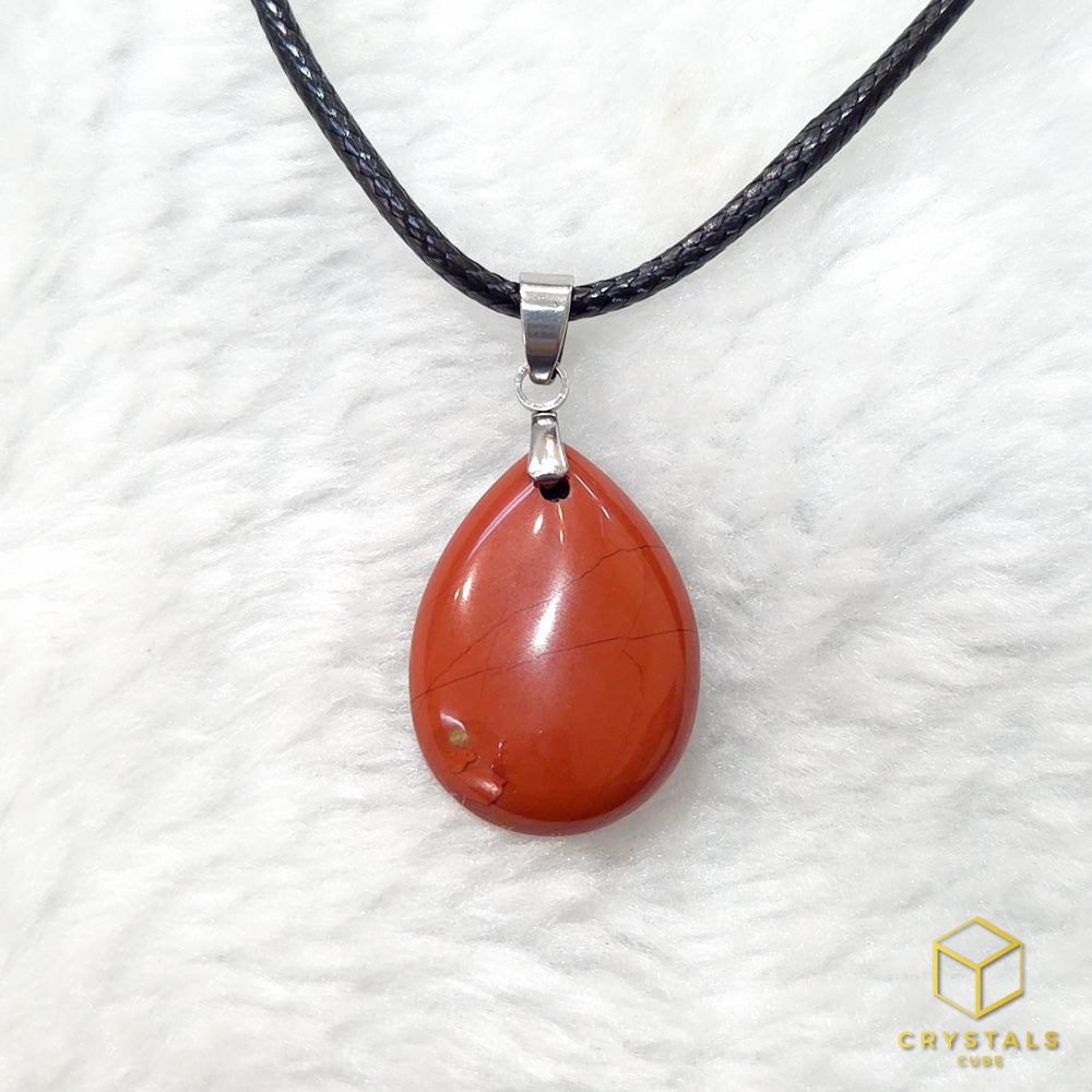 Red Jasper Teardrop Pendant