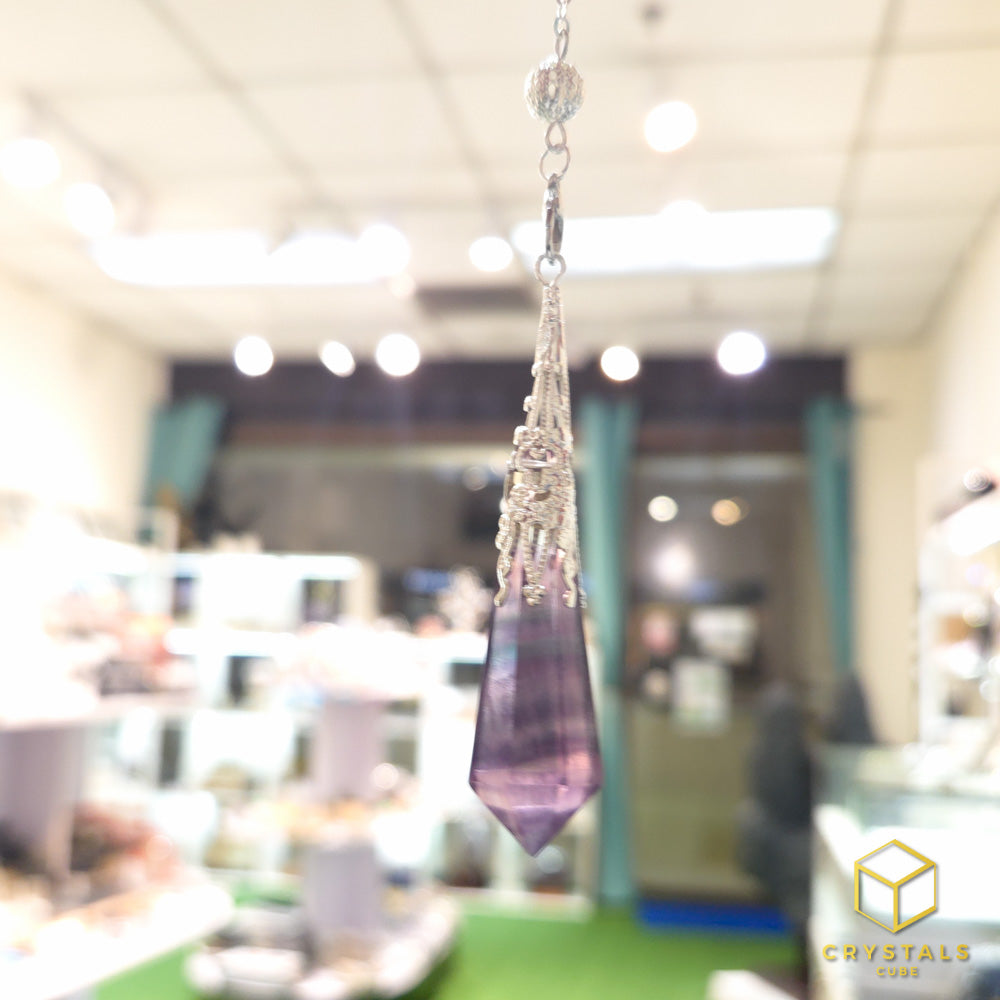Rainbow Fluorite Pendulum