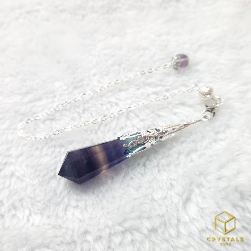 Rainbow Fluorite Pendulum