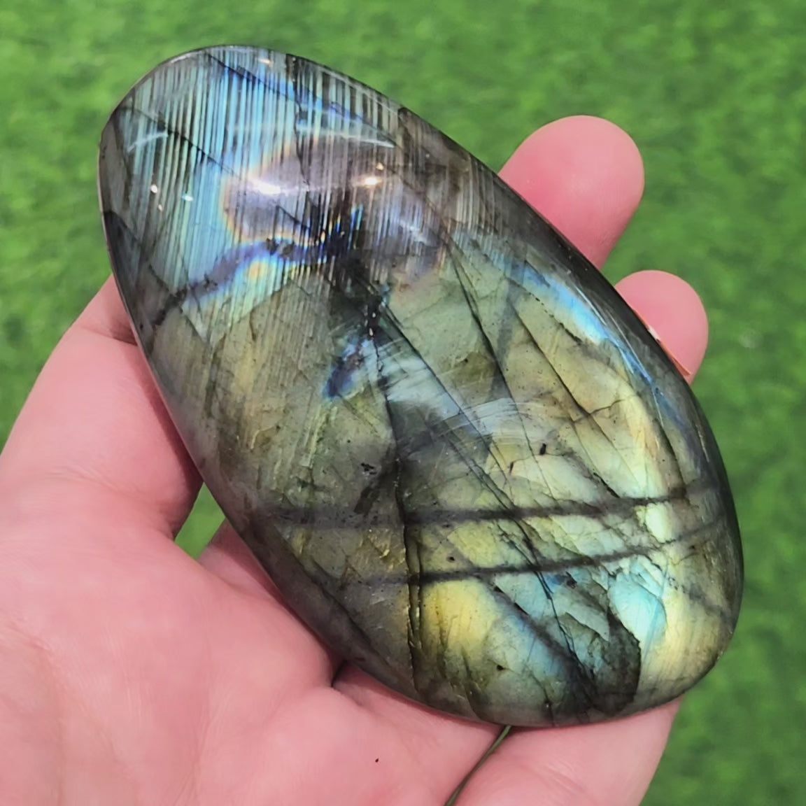 Labradorite Palm Stone