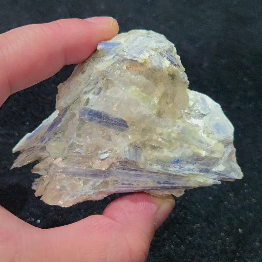 Blue Kyanite with Mica & Quartz Raw