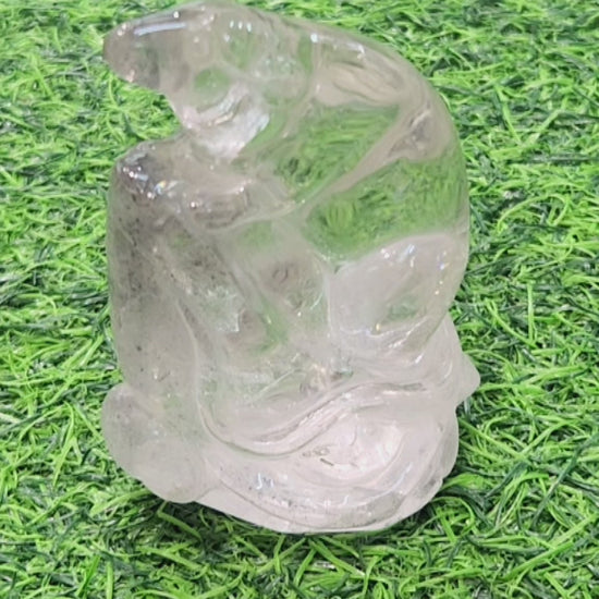Clear Quartz Fortune Rat