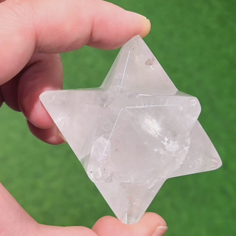 Clear Quartz Merkaba