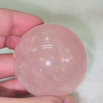 Load and play video in Gallery viewer, Rose Quartz*** (Star) Sphere
