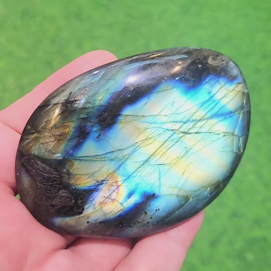 Labradorite Palm Stone