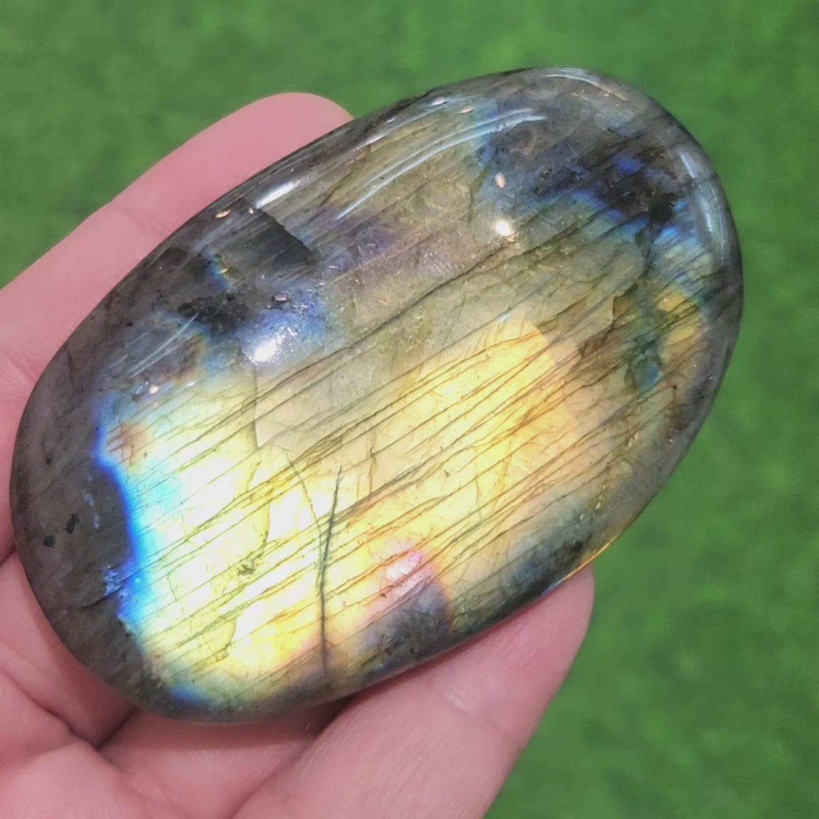 Labradorite Palm Stone