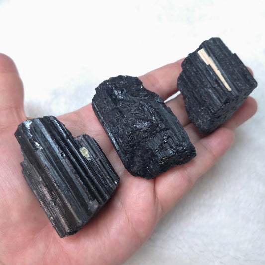 Black Tourmaline (Schorl) Raw - Grab Size