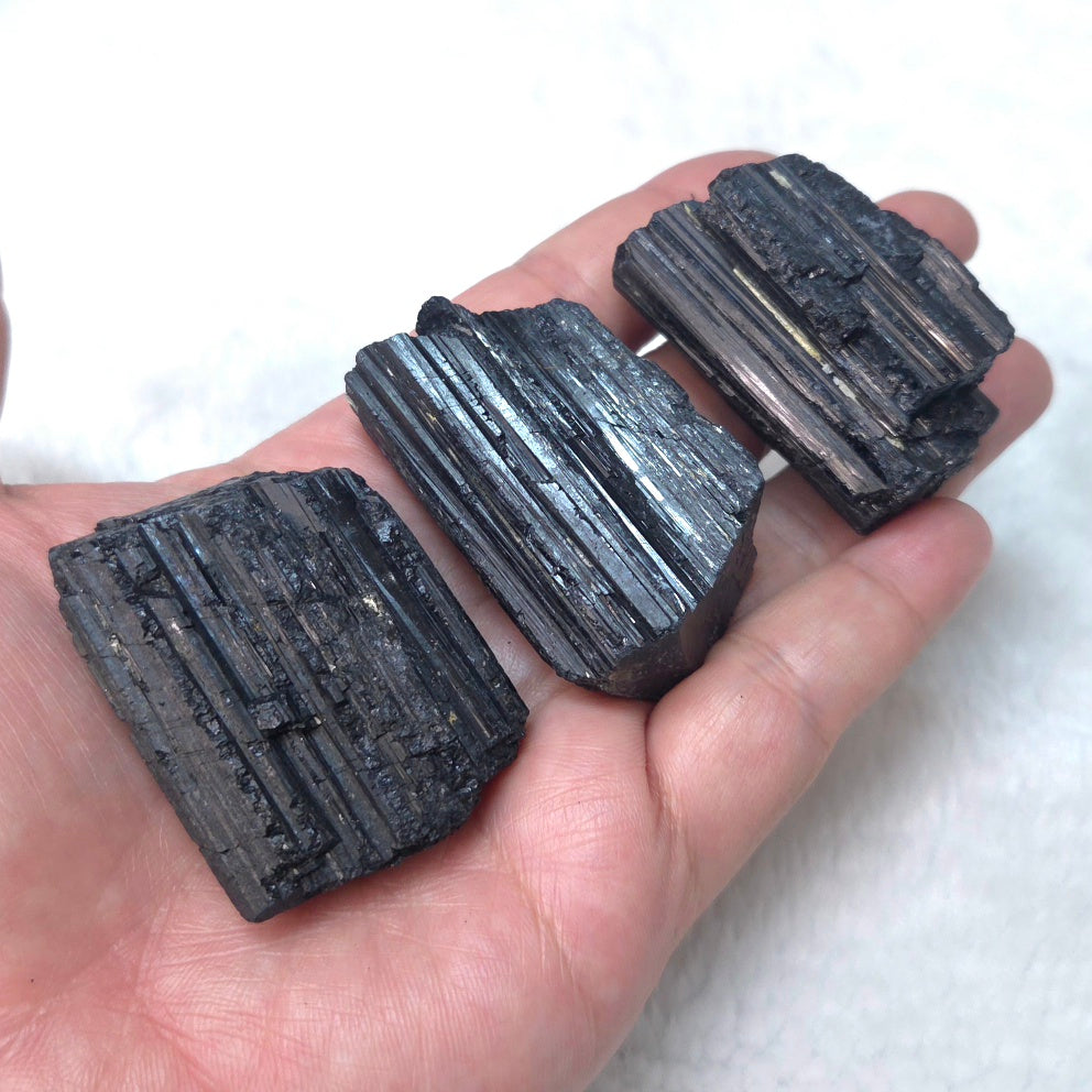 Black Tourmaline (Schorl) Raw - Mini Grab