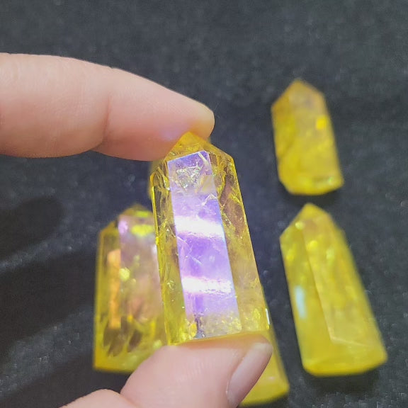 Sunshine Aura Quartz Point