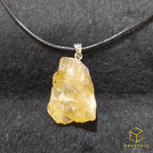 Citrine Raw Pendant