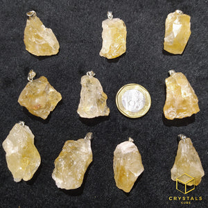 Citrine Raw Pendant