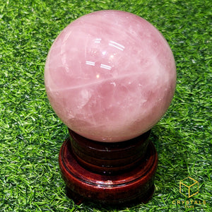 Rose Quartz* Sphere - 8cm