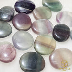 Load image into Gallery viewer, Fluorite Worry Stone Tumble
