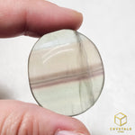 Load image into Gallery viewer, Fluorite Worry Stone Tumble

