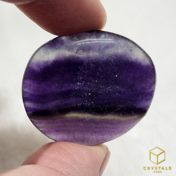 Fluorite Worry Stone Tumble
