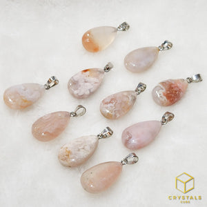 Sakura (Cherry Blossom) Agate Pendant