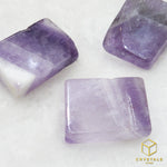Load image into Gallery viewer, Chervon Amethyst Rectangle Slice Tumble
