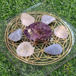 Load image into Gallery viewer, Flower of life - Metal Energy Grid Board
