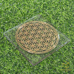 Load image into Gallery viewer, Flower of life - Metal Energy Grid Board
