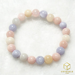 Beryl (Aquamarine & Morganite) Bracelet - 6 & 8mm