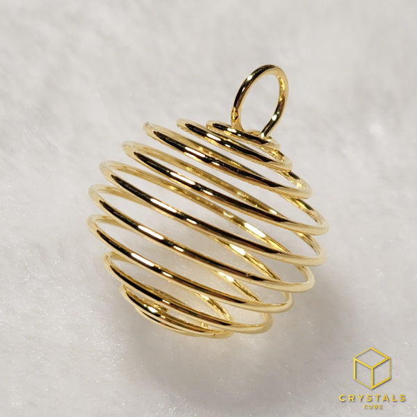 Crystal Coil Pendant