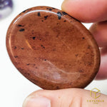 Load image into Gallery viewer, Mahogany Obsidian Worry Stone
