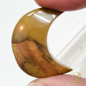 Ocean Jasper Crescent Moon