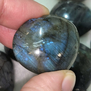 Labradorite Heart