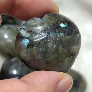 Labradorite Heart