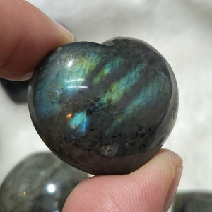 Labradorite Heart