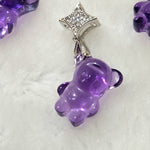 Load image into Gallery viewer, Amethyst Bear Pendant

