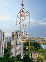 Load image into Gallery viewer, Sun-Catcher - Clear Quartz, Amethyst &amp; Rose Quartz
