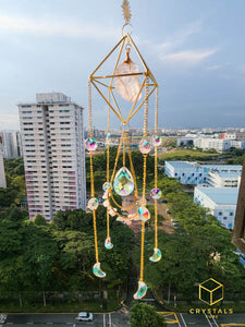 Sun-Catcher - Clear Quartz, Amethyst & Rose Quartz