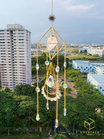 Load image into Gallery viewer, Sun-Catcher - Clear Quartz, Amethyst &amp; Rose Quartz
