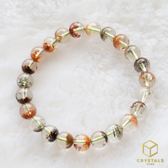 Multicolor Phantom Quartz Bracelet