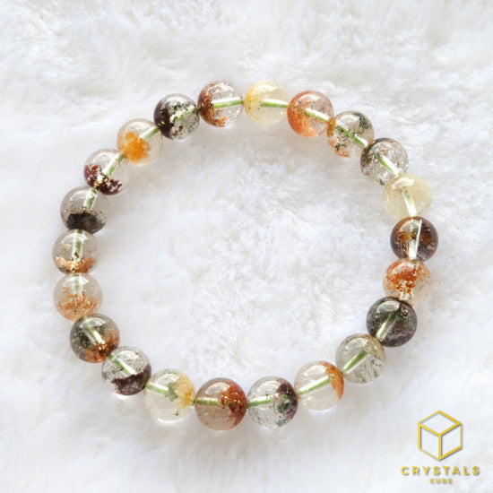 Multicolor Phantom Quartz Bracelet