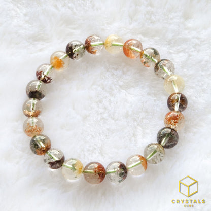 Multicolor Phantom Quartz Bracelet