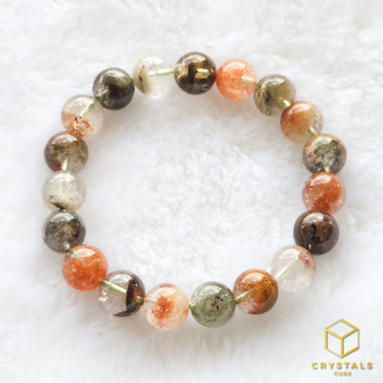 Multicolor Phantom Quartz Bracelet