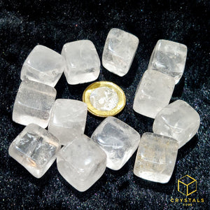 Clear Quartz Cube Tumble