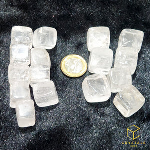 Clear Quartz Cube Tumble