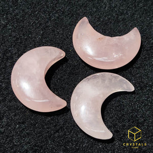 Rose Quartz Crescent Moon