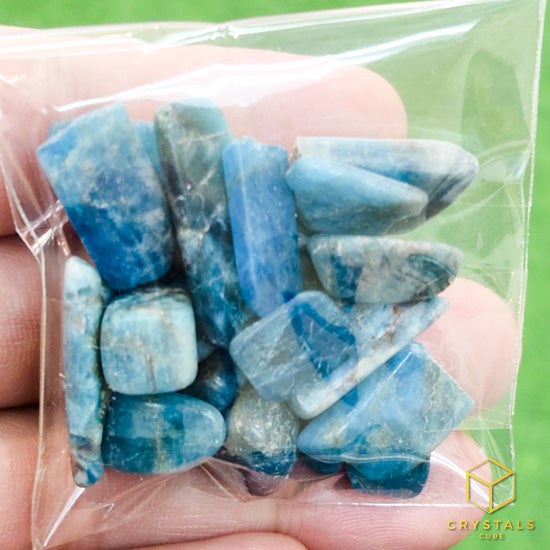 Blue Apatite Chips