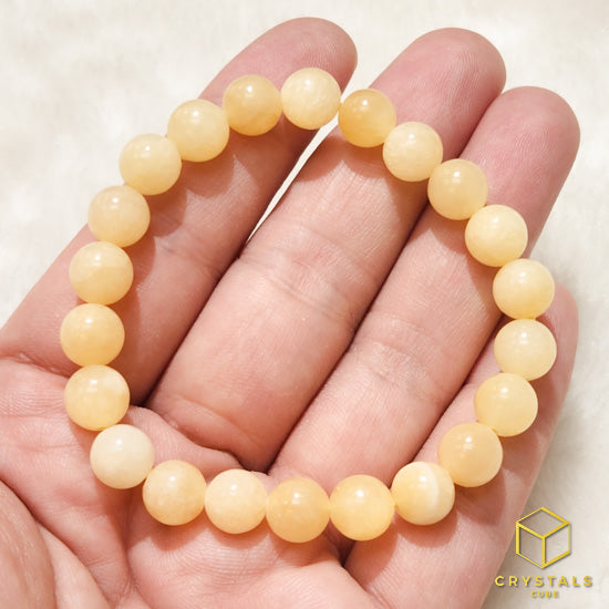 Yellow shop jade bracelet