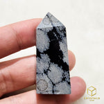 Load image into Gallery viewer, Snowflake Obsidian Point
