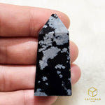 Load image into Gallery viewer, Snowflake Obsidian Point
