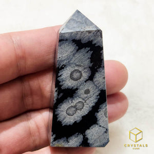 Snowflake Obsidian Point