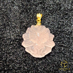 Load image into Gallery viewer, Rose Quartz Fox Pendant
