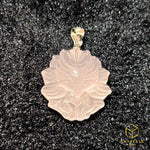 Load image into Gallery viewer, Rose Quartz Fox Pendant
