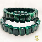 Load image into Gallery viewer, Malachite Elastic Bangle
