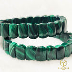 Load image into Gallery viewer, Malachite Elastic Bangle
